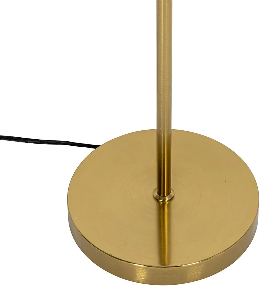 Állólámpa arany opál üveggel 3-lámpás állítható - Anouk