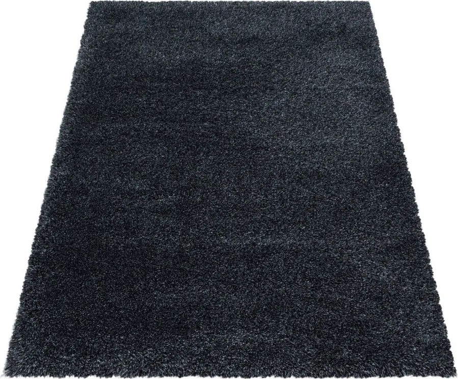 Antracitszürke szőnyeg 80x150 cm Fluffy – Ayyildiz Carpets