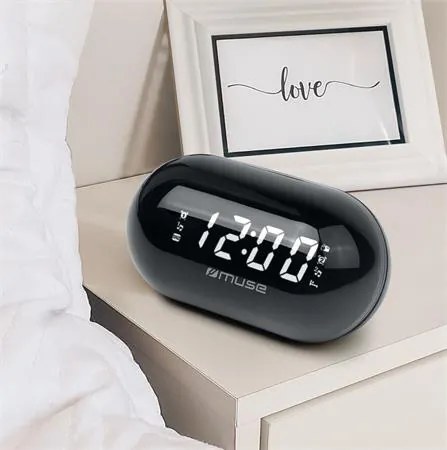 Rádió, órás, MUSE, M-15GL, fekete (SHM15GL)