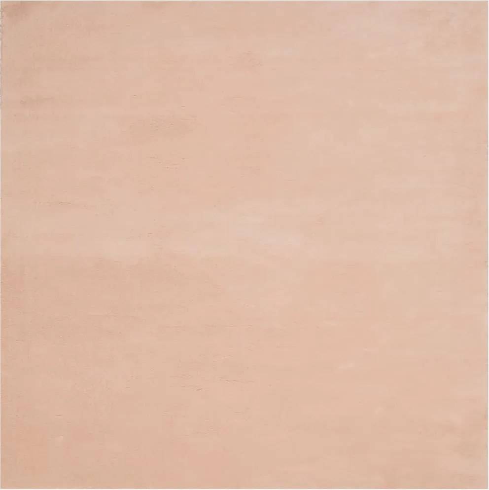 vidaXL HUARTE púderszínű rövid szálú puha és mosható szőnyeg 160x160cm