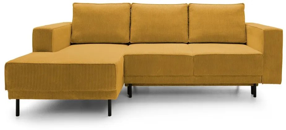 Sarokkanapé Rodriguez mini (B) (mustár + fekete). 1099145