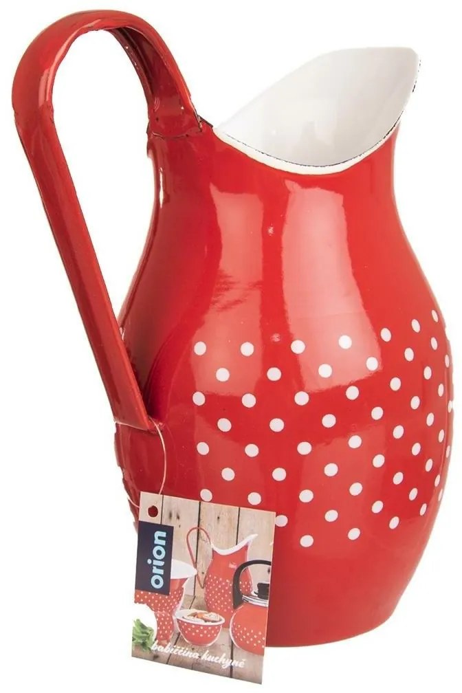 Orion Pöttyös zománcos kancsó, 2,5 l