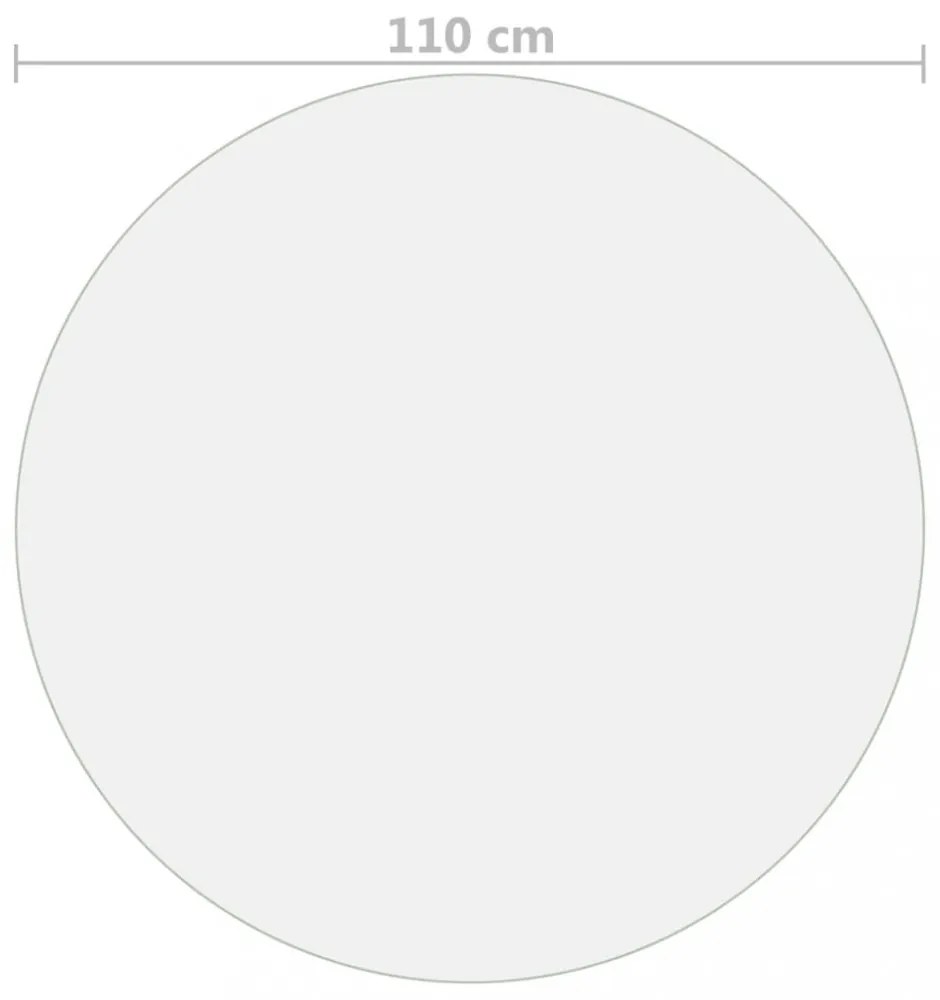 átlátszó PVC védőabrosz Ø 110 cm 1,6 mm