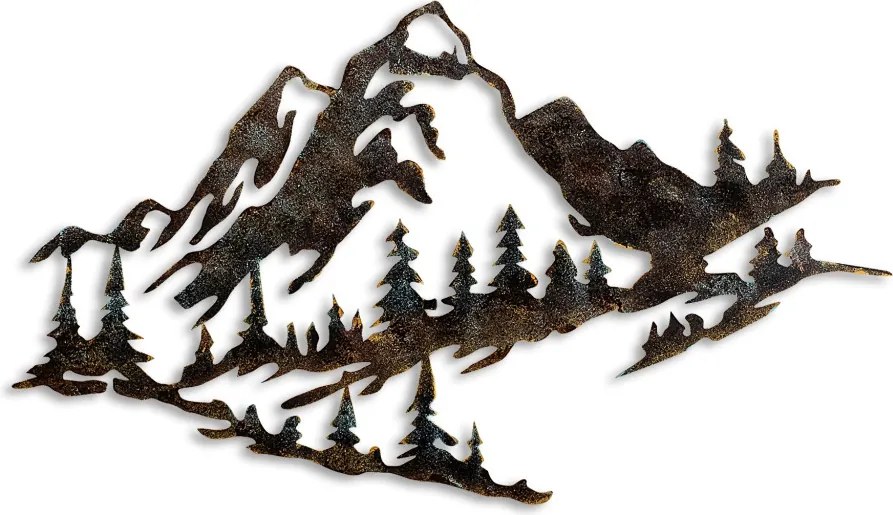 Mountain - 1 fém faldekoráció