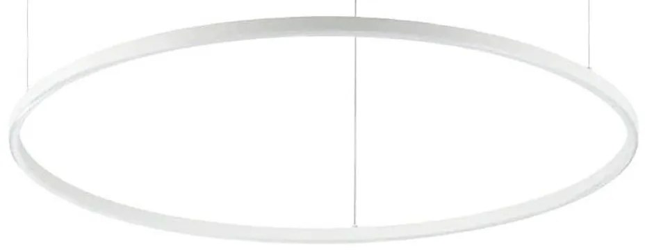 Ideal Lux - ORACLE SLIM LED függeszték kábellel, 42 W / 230 V, 3000 K, átm. 90 cm, fehér