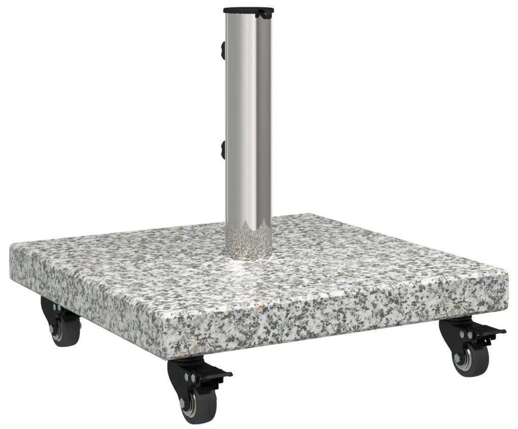 Kerekes Napernyő Alaptermék Ø38/48mm Szürke Gránit 30 kg Négyzet