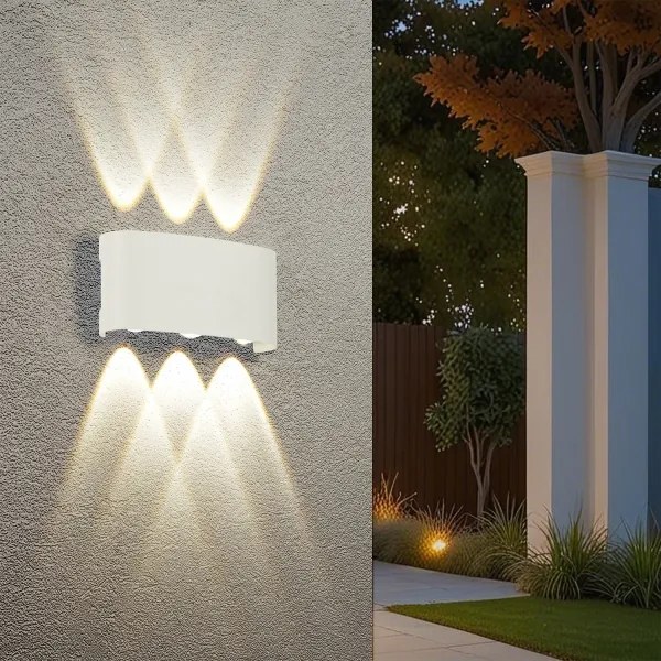 Brilagi - LED kültéri fali lámpa FLAREBOX LED/6W/230V fehér IP65