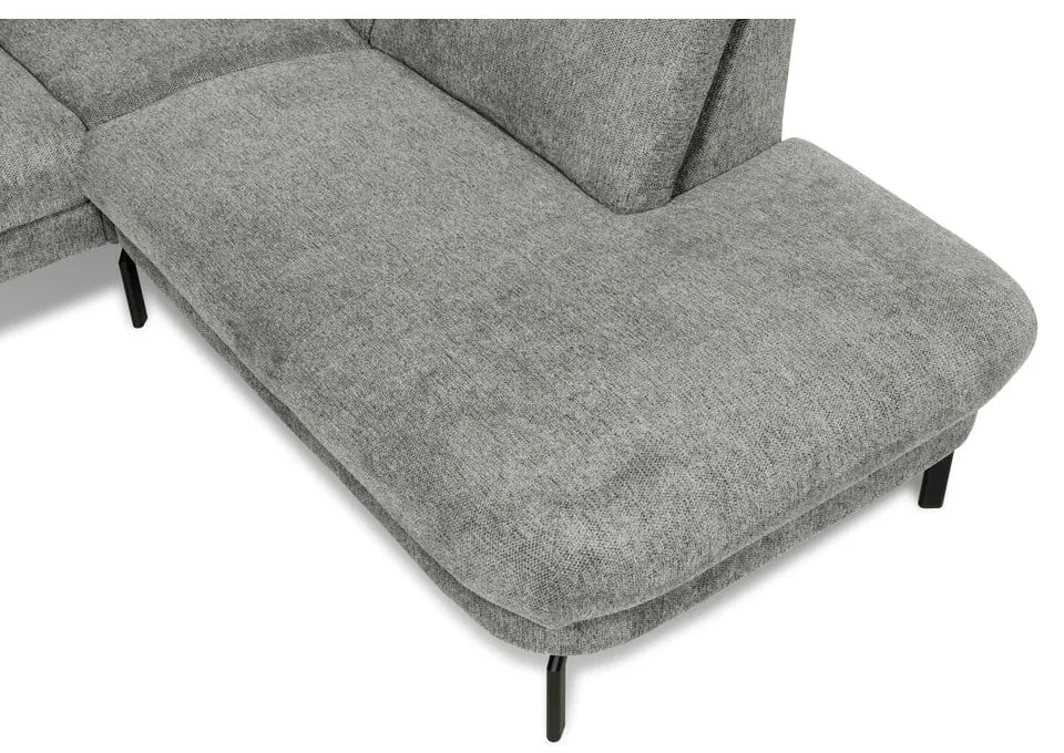 Világosszürke sarokkanapé (jobb oldali) Gomero – Scandic