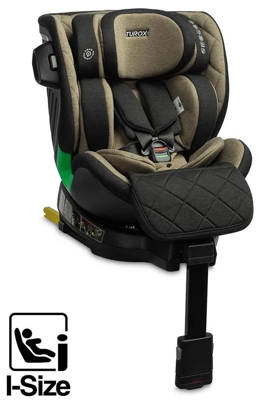 Autós gyerekülés CARETERO TUROX I-SIZE khaki
