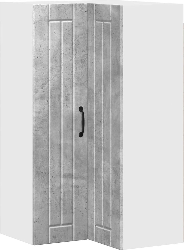 vidaXL Konyhaszekrény Beton Szürke 57 x 57 x 100 cm Faanyag