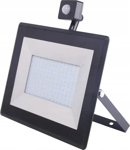 Led Fényvető Mozgásérzékelővel 100W 10000lm 4000K IP65