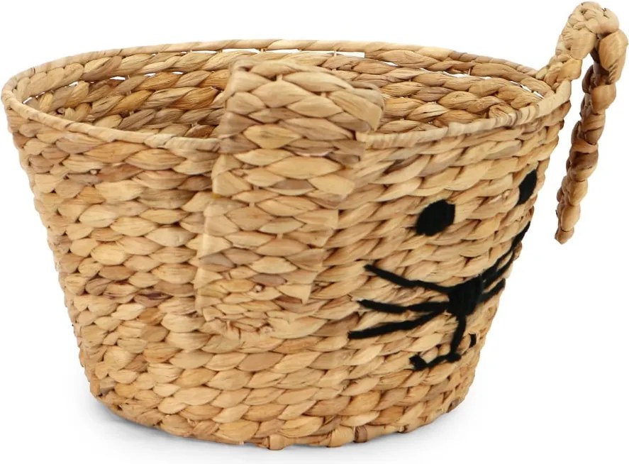 Natúr színű vízijácint játéktároló kosár ø 35x26 cm Rabbit – Compactor