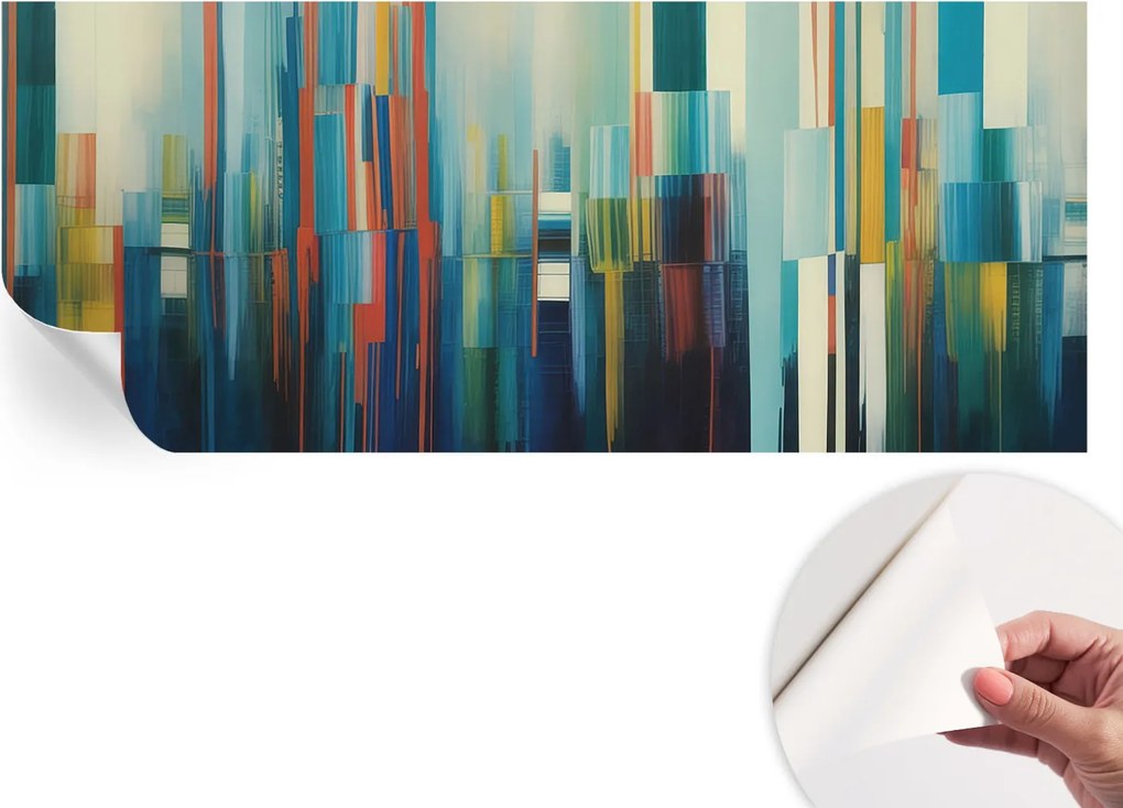 Modern öntapadós fali fotótapéta Absztrakt csíkok 250x104 cm
