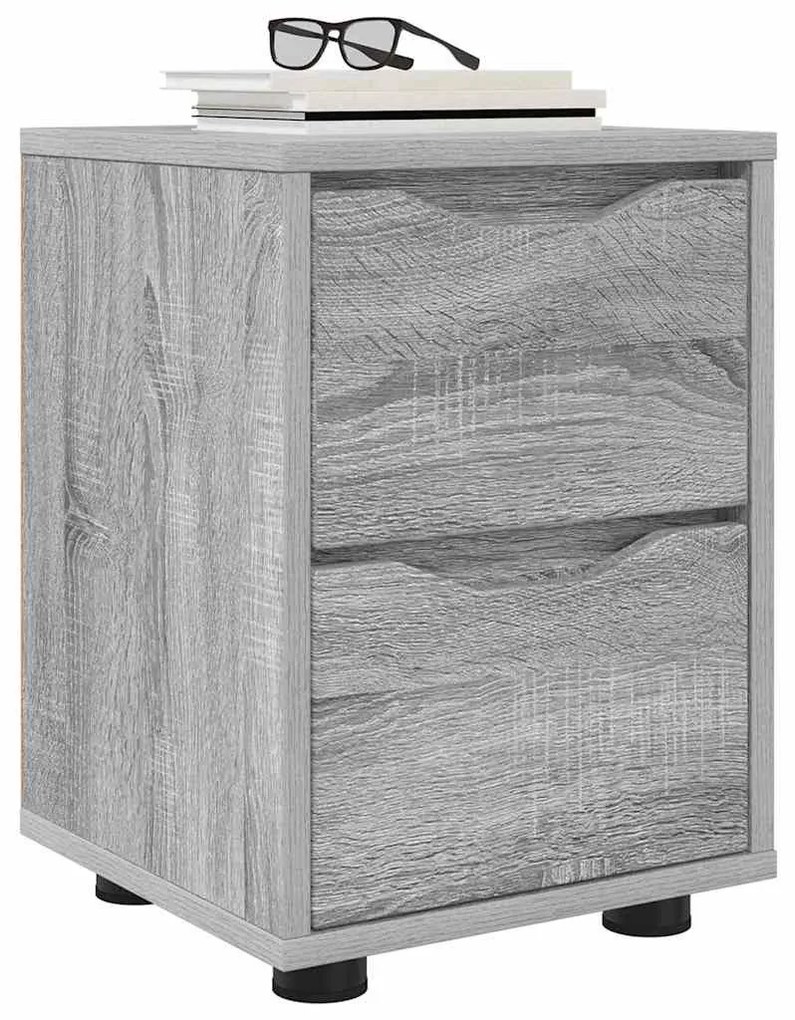 Éjjeliszekrények 2 pcs Szürke Sonoma 30,5 x 30 x 43 cm Faanyag