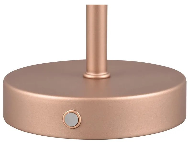 Rézszínű LED szabályozható asztali lámpa (magasság 30 cm) Jeff – Reality