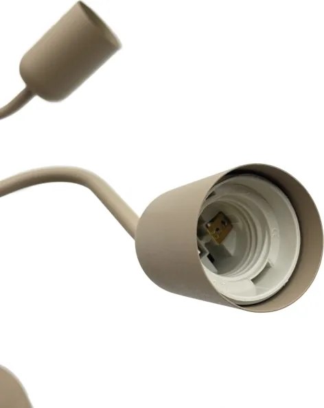 Felületre szerelhető CHARLIE csillár 5xE27/15W/230V, bézs