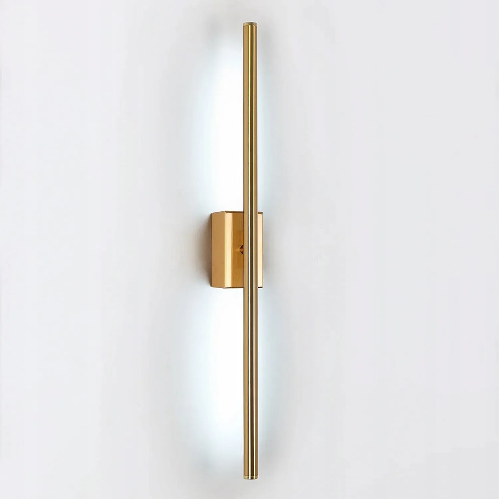 Kinkiet Led Fali Lámpa Beltéri Arany Loft Modern 8W 6500K