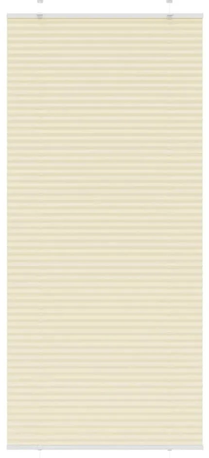 pliszírozott redőny krém 100x200 cm szövetszélesség 99,4 cm