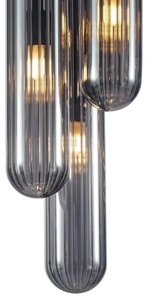 Felületre szerelhető csillár PAX 3xG9/9W/230V fekete