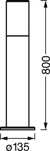 Ledvance - LED RGBW Dimmelhető kültéri lámpa SMART+ PIPE 10W/230V Wi-Fi IP44