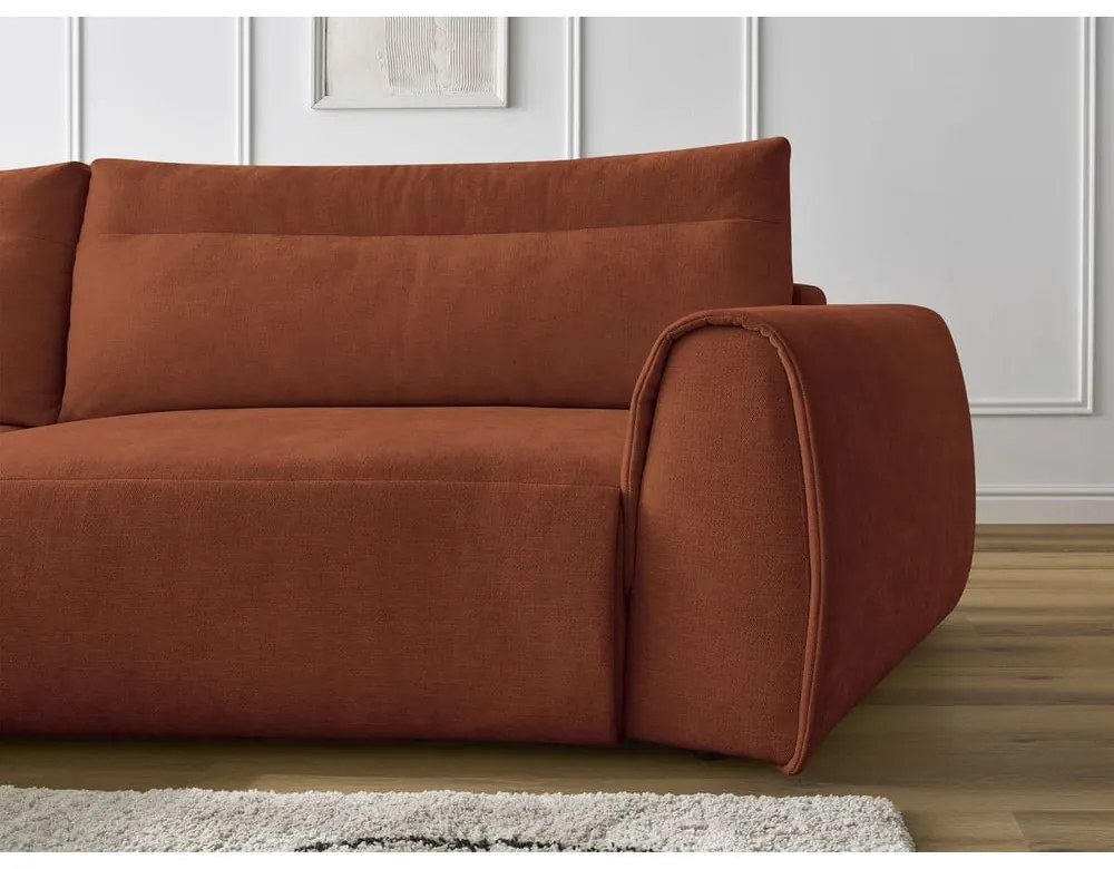 Narancssárga sarokkanapé Aden – Bobochic Paris