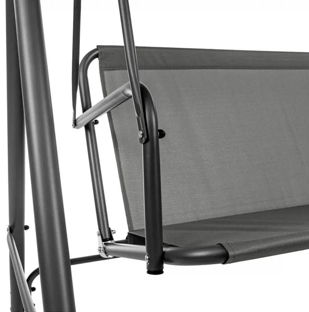 Serenita kerti hintaágy szürke