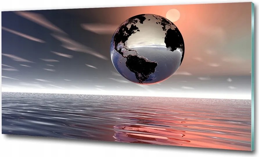 Fotó kép edzett üveg Űrhajós 100x70