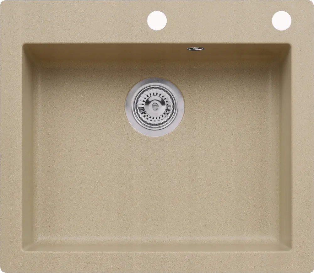 Gránit Mosogató Egykamrás 57x50 csepegtető nélkül Annie 60 Szifon Szett