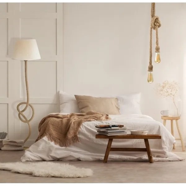 Csillár zsinóron ROPE 2xE27/12W/230V