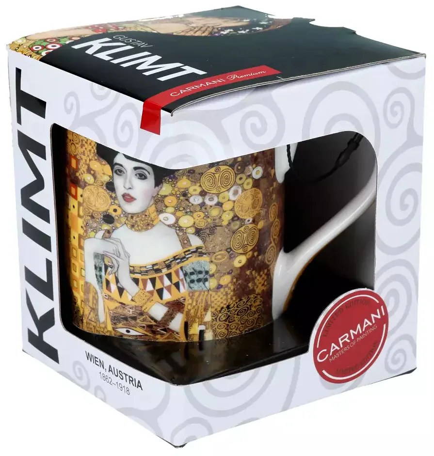 Klimt porcelán bögre díszdobozban Adele 360 ml