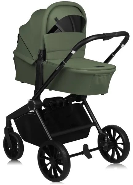 Lionelo - Kombinált babakocsi 2 az 1-ben MIKA PLUS Olívazöld