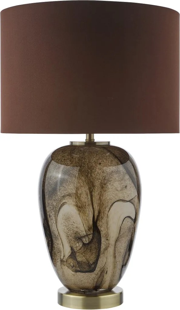 Dar Lighting glamour modern asztali lámpa egas barna darega4229