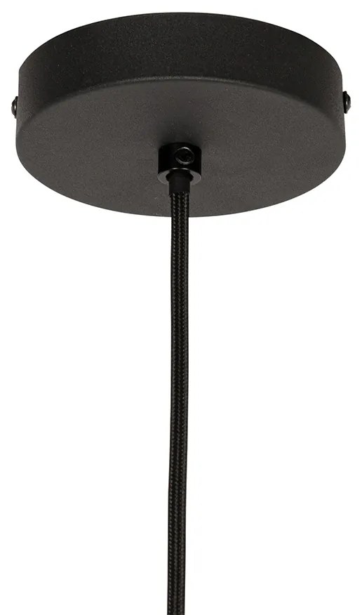 Design lógólámpa fekete aranyszínű üveggel - Bert