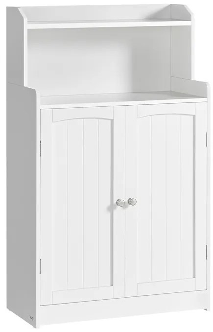 Fehér Fürdőszobai Szekrény 60×30×100 cm, MDF. AUK-E1177 WT