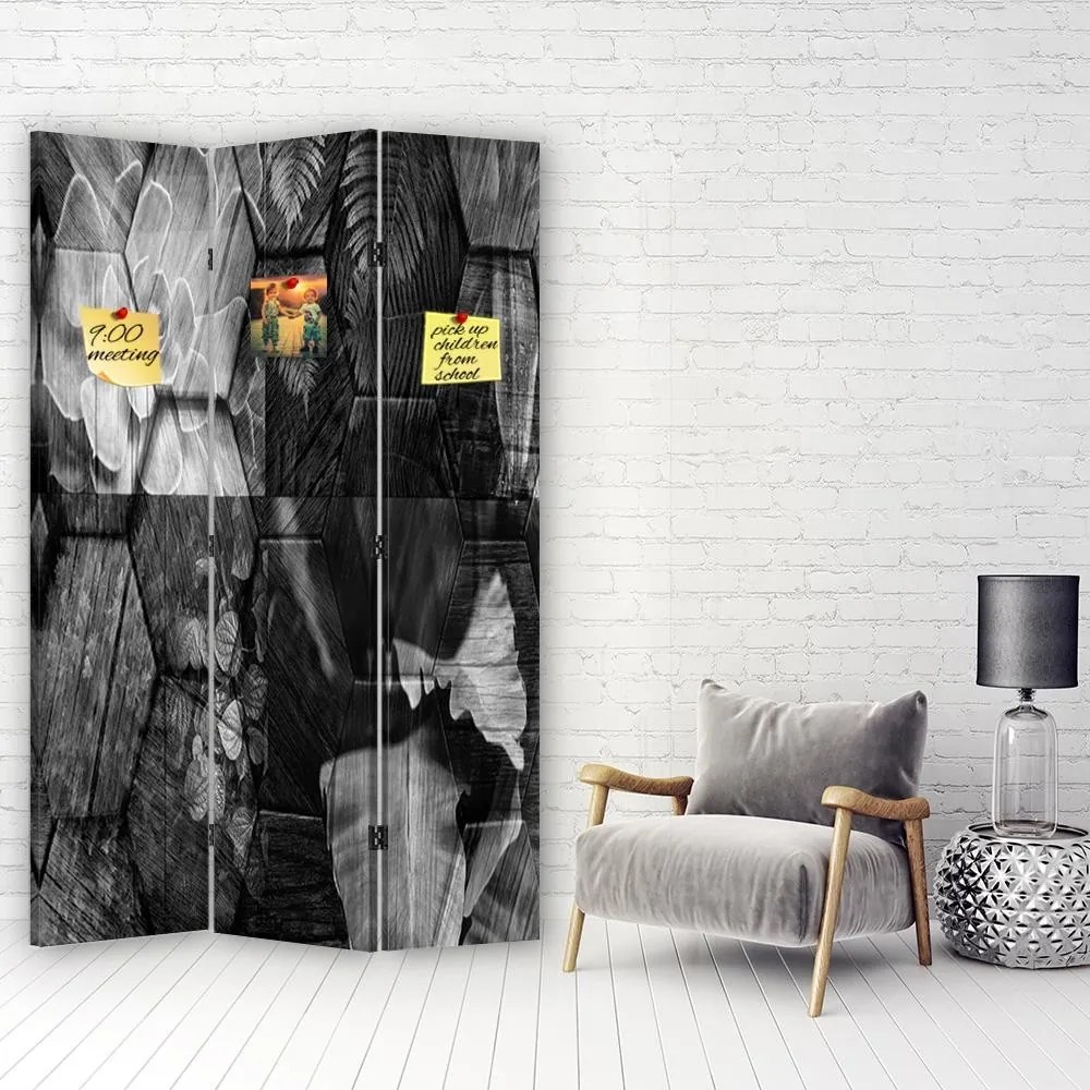 Gario Paraván A szürke rejtélye Méret: 145 x 170 cm, Kivitelezés: Klasszikus paraván