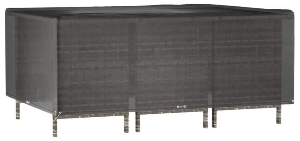 téglalap alakú kerti bútorhuzat 12 fűzőlyukkal 270x180x90 cm
