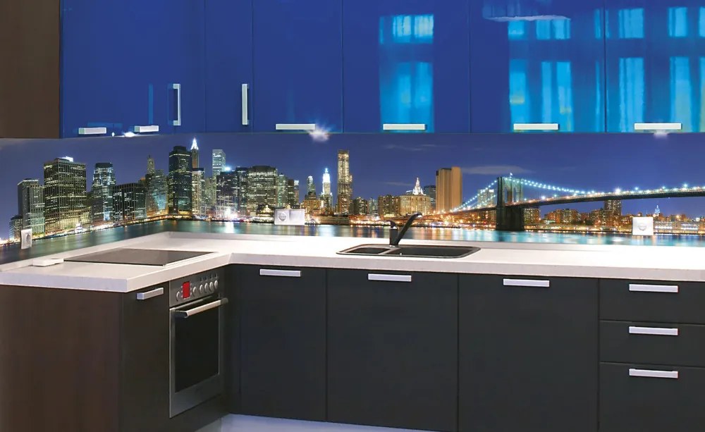 MANHATTAN öntapadós konyhai poszter, 180x60 cm