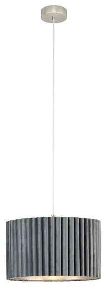 Eglo 39774 - Csillár zsinóron TAMARESCO 1xE27/40W/230V szürke