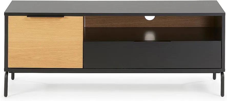 SAVOI fekete-barna TV-állvány, 120 x 50 cm - La Forma