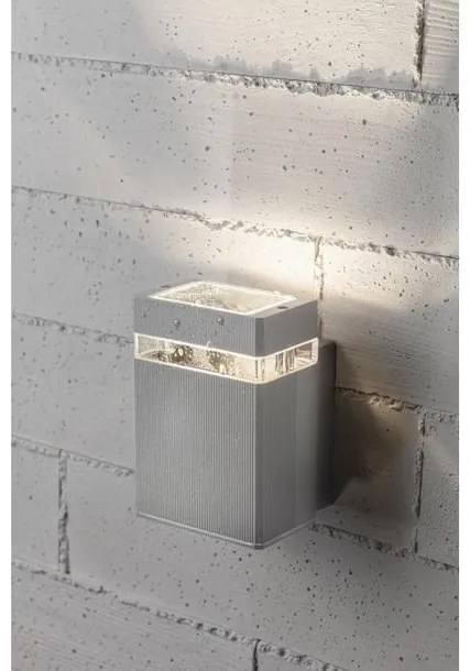 Lámpa Fali Lámpa NESSA 1 irányú, GU10, MAX. 50W, IP54, AC220-240V, 50/60Hz, szürke