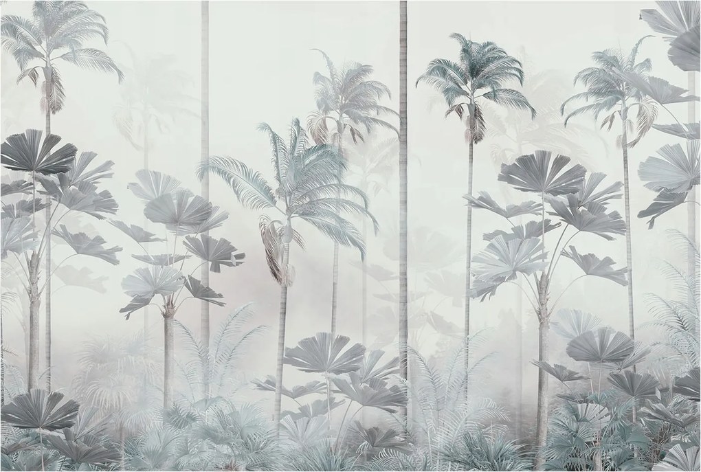 Divatos Flizelin Tapéta Fali Furnér Trópusi táj 104x70 Ragasztó