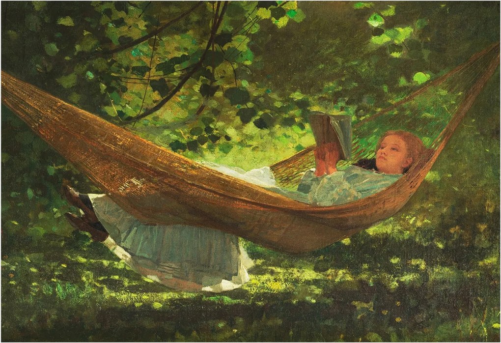 Flizelina Dekoratív Fotótapéta Hálószobába Pihenés a függőágyban 152x104 Ragasztó