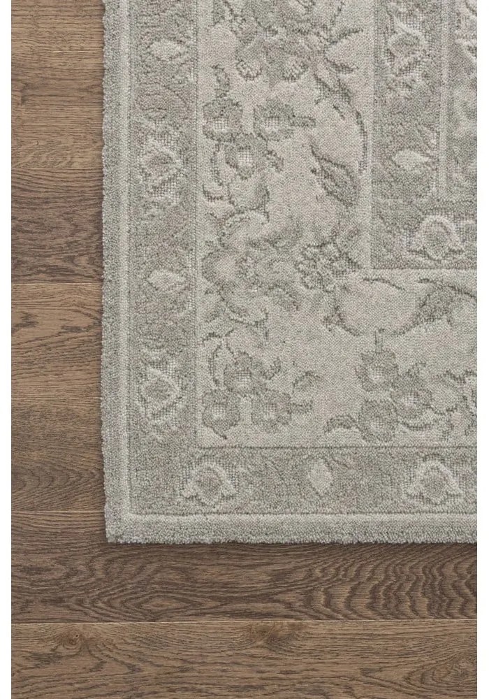 Szürke gyapjú szőnyeg 160x230 cm Kirla – Agnella