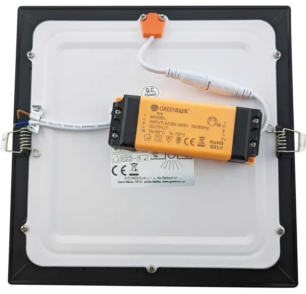 LED Fürdőszobai beépíthető lámpa VEGA LED/18W/230V 2800K 22,5 cm IP44