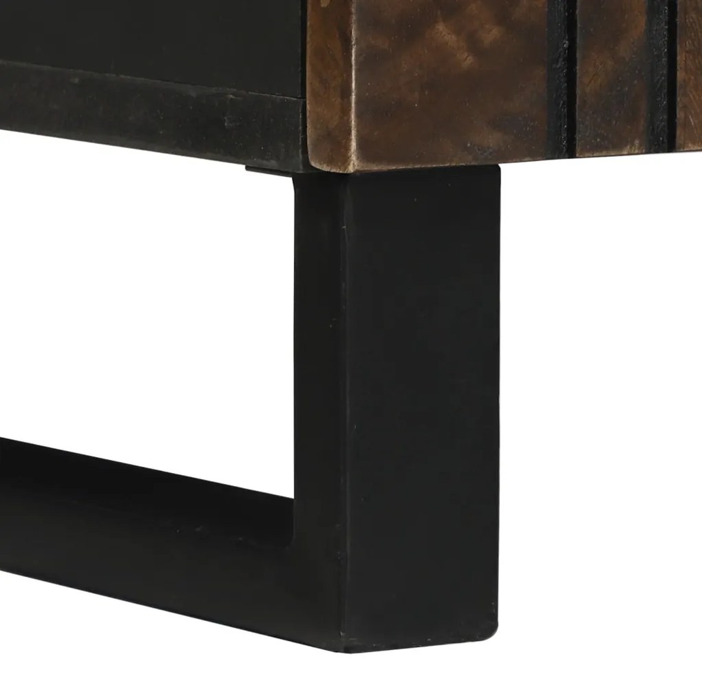 vidaXL Fürdőszobai mosdószekrény ajtóval Dió 38 x 33,5 x 58 cm Faanyag