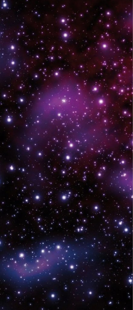 Flizelin fotótapéta Kozmikus csillagok és ködök a szobában 91x211 +ragasztó