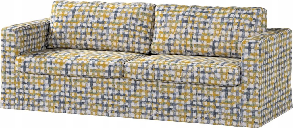 Karlstad 3 személyes kinyitható kanapé huzat Ikea kék