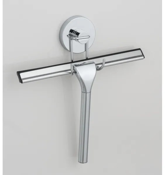 WENKO 20877100 - VACUUM-LOC kerek vízlehúzó, rozsdamentes acél/fényes króm/ezüst, 24,5x25 cm