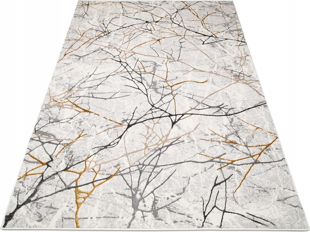 Gold Szőnyeg 140x200 Shrnik Stílusos Modern Fényes Prémium w17