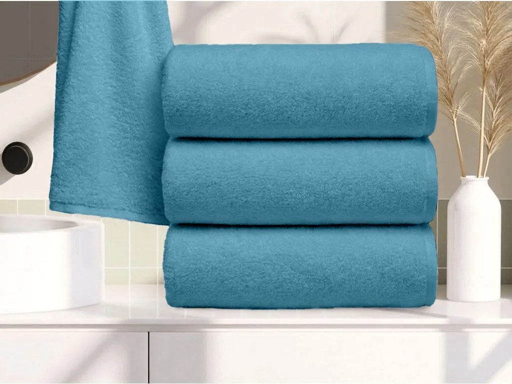 Fürdőlepedő NORIELLE 70x140 cm világoskék, 100% pamut